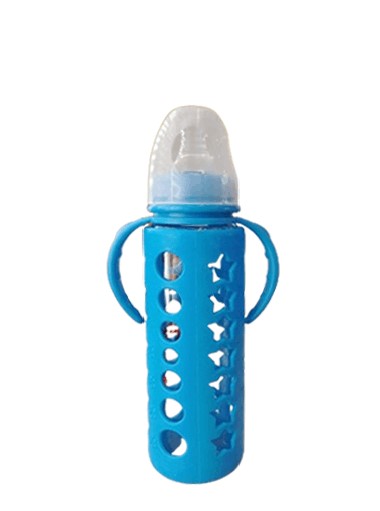 Fish Glass Feeding Bottle With Protection Against 240ml